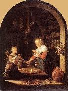 Gerard Dou The Grocer's Shop oil painting on canvas